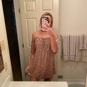 Off the shoulder dress